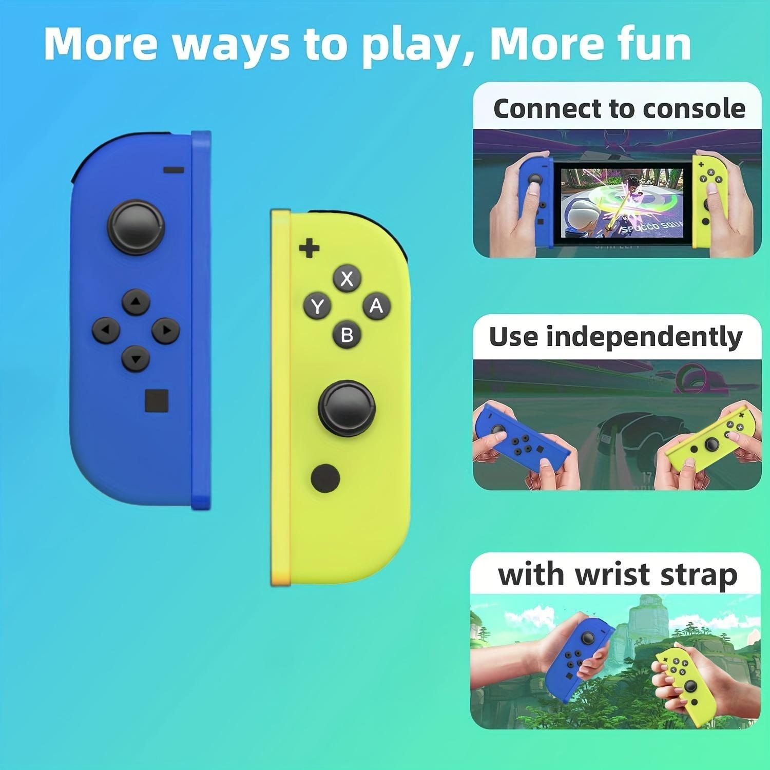 YUYIU Switch Controllers Replacement For Switch/OLED/Lite, Switch Controller For Nintendo Switch Controller, Switch Controllers Support, Screenshot, Wake-up, Motion Control/Dual Vibration