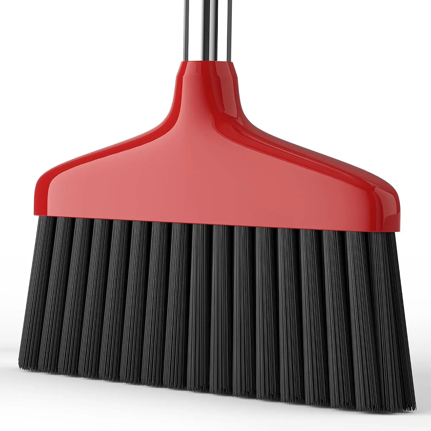 1 Pack Red New Heavy Duty Handy Broom, Indoor Outdoor Multipurpose Broom for Home, Kitchen, Garage, Office, Courtyard, Lobby, Patio, Lawn & Concrete Surfaces