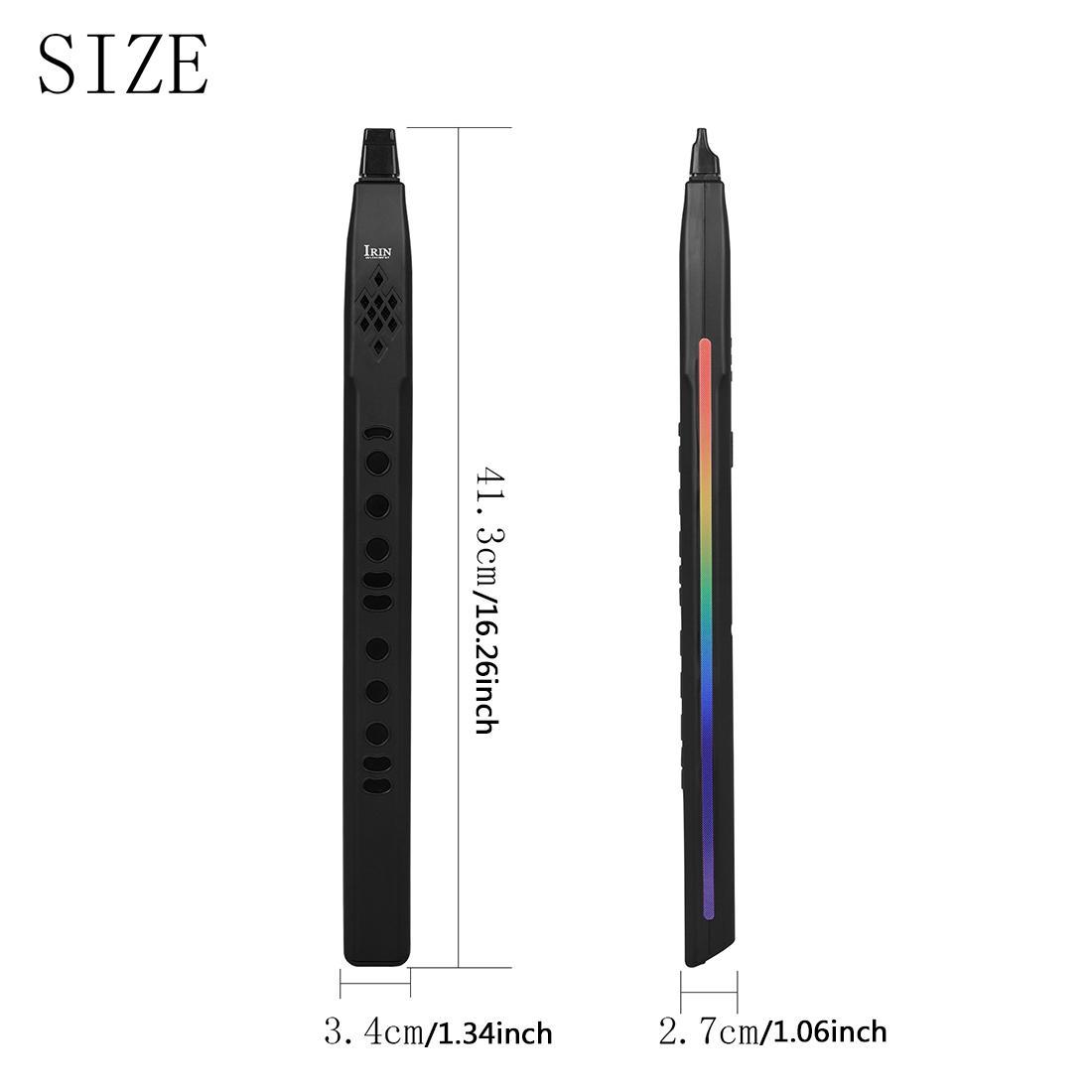 IRIN Electric Blowpipe Imitation Flute Clarinet Various Sounds S55  Mini Electric Wind Saxophone Wind Instrument