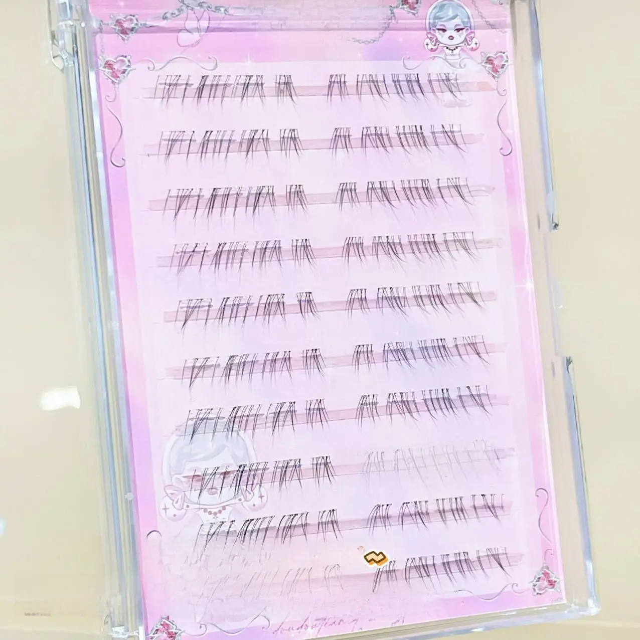Self-Adhesive Lower False Eyelashes Pack, Natural Wispy Synthetic Makeup Lashes, 5-7mm Lightweight Easy Wear, 10 Rows for Natural Look, Glue-Free, Fiber Lashes