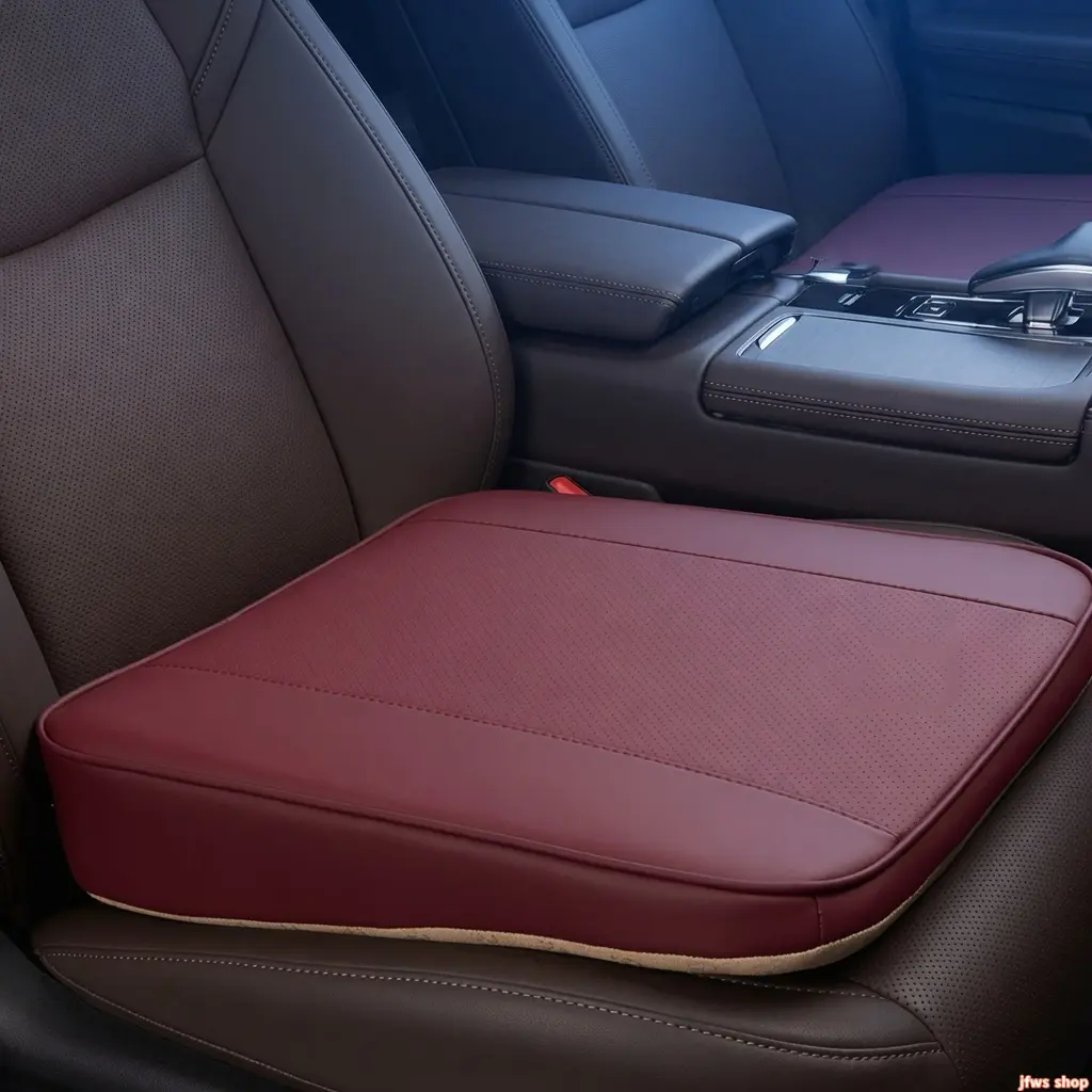 2026 New Wedge-Shape Car Seat Cushion, Height Boosters for Short Drivers with Non-Slip Bottom & Breathable Cover, US Design for Driving Test Practice & Long-Distance Commute, Home Essentials
