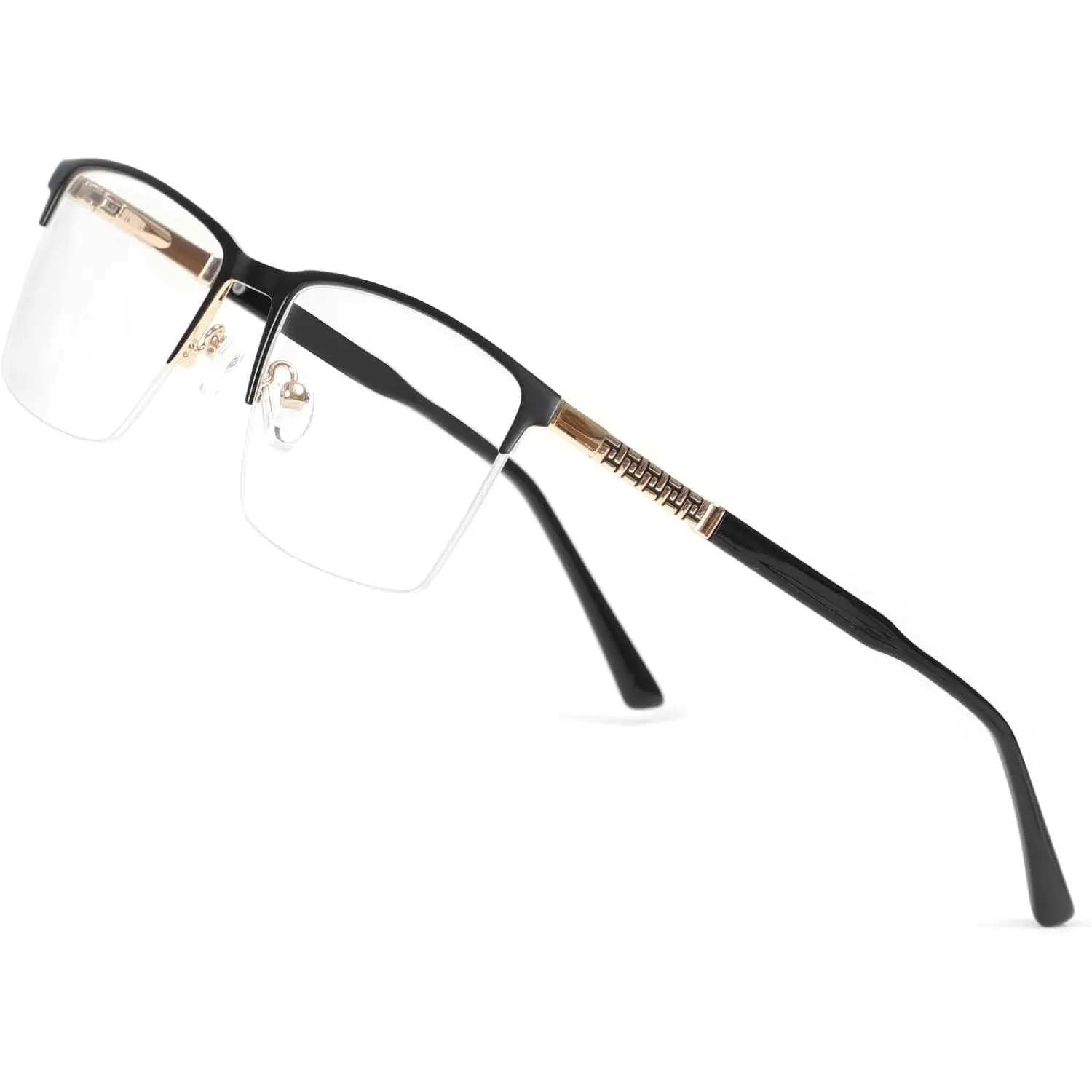 Clear Lens Glasses for Men, Lightweight Mens Eyewear Frame, Business Style Non Prescription Glasses, Lens Replaceable