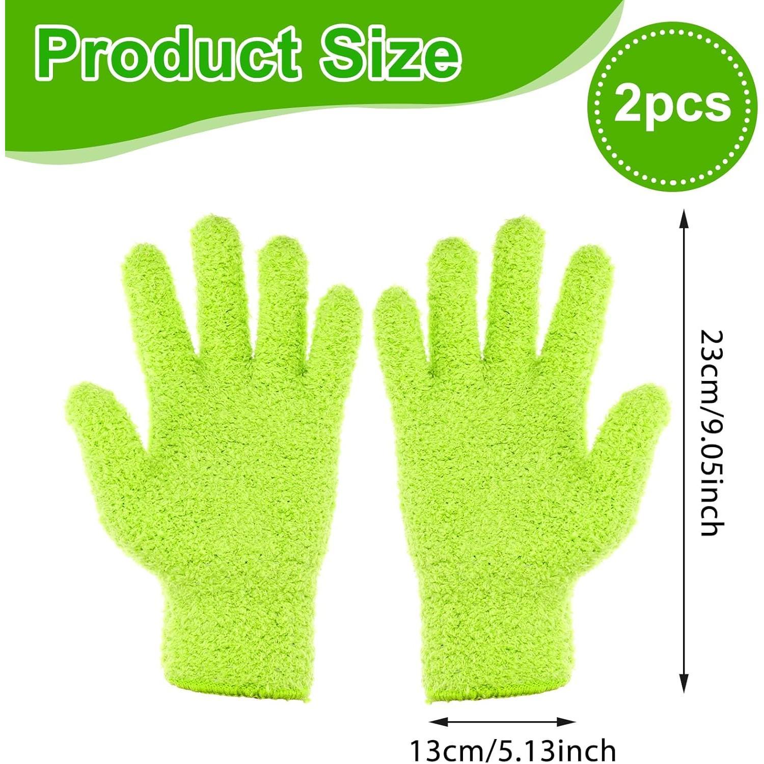 Microfiber Gloves for , Microfiber Gloves For  Dusting, Leaf Cleaning Glove,  Leaf Cleaner and Shine for Houseplants,  Indoor  Care Accessories, Washable Dusting Mitts