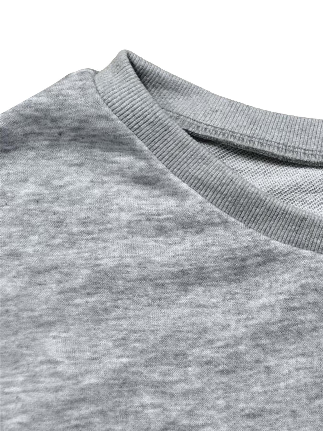 Women's Letter & Number Print Drop Shoulder Fitted Sweatshirt & Drawstring Waist Sweatpants Two-piece Set, Casual Fashion Cozy Breathable Two Piece for Daily Wear, Ladies Spring & Fall Clothes