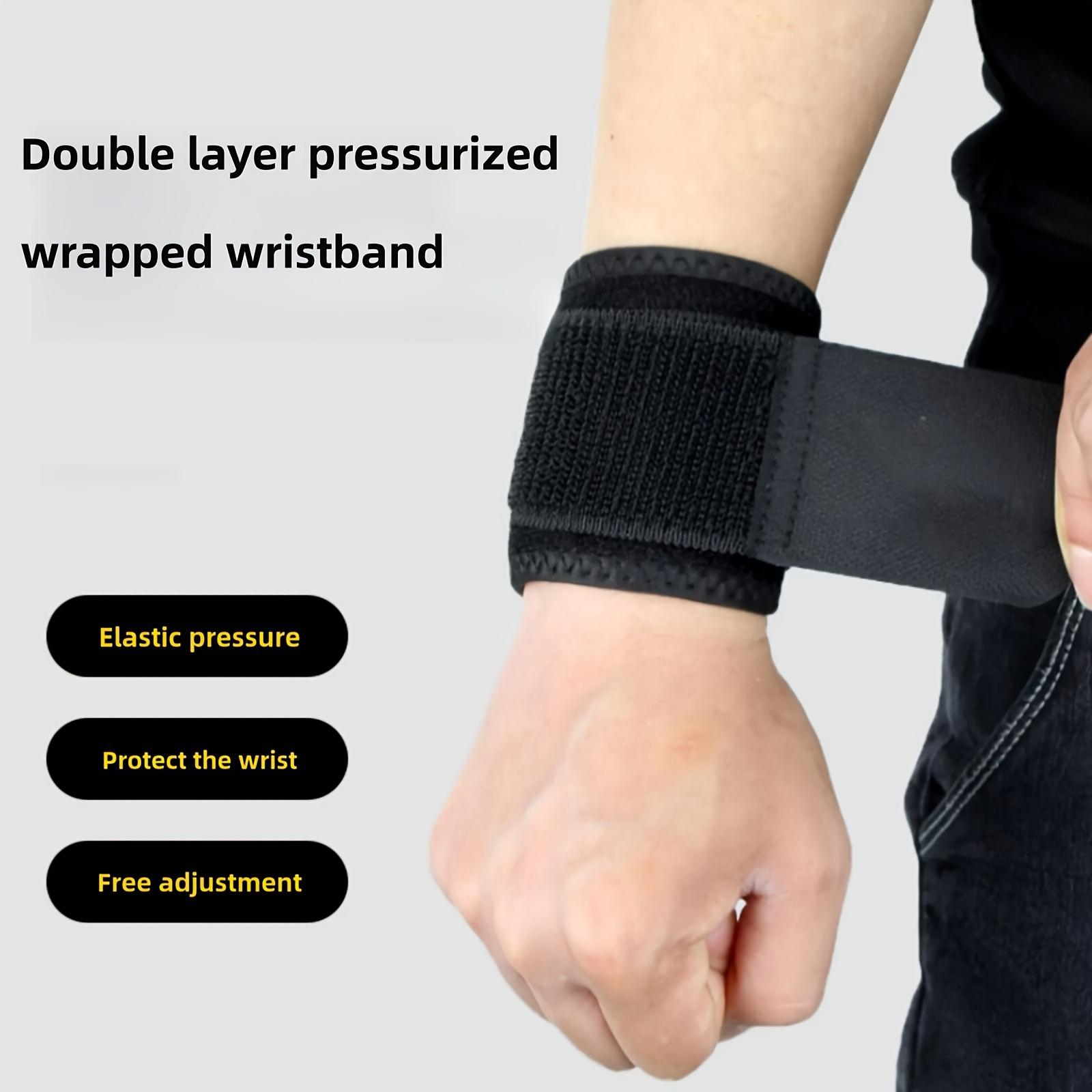 Polyester Sports Wristband, 1pc/2pcs Options, Compression Design for Wrist Support and Daily Warmth, Sports & Outdoor Accessory