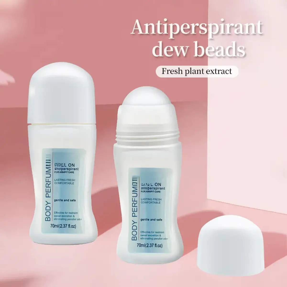 150ml Water-Based Antiperspirant Roller, Underarm Care Deodorant with Elegant Fragrance Skincare Formula, Long-Lasting Fresh Protection for Dry Odor-Free Underarms, Suitable for Daily Use & All Skin Types