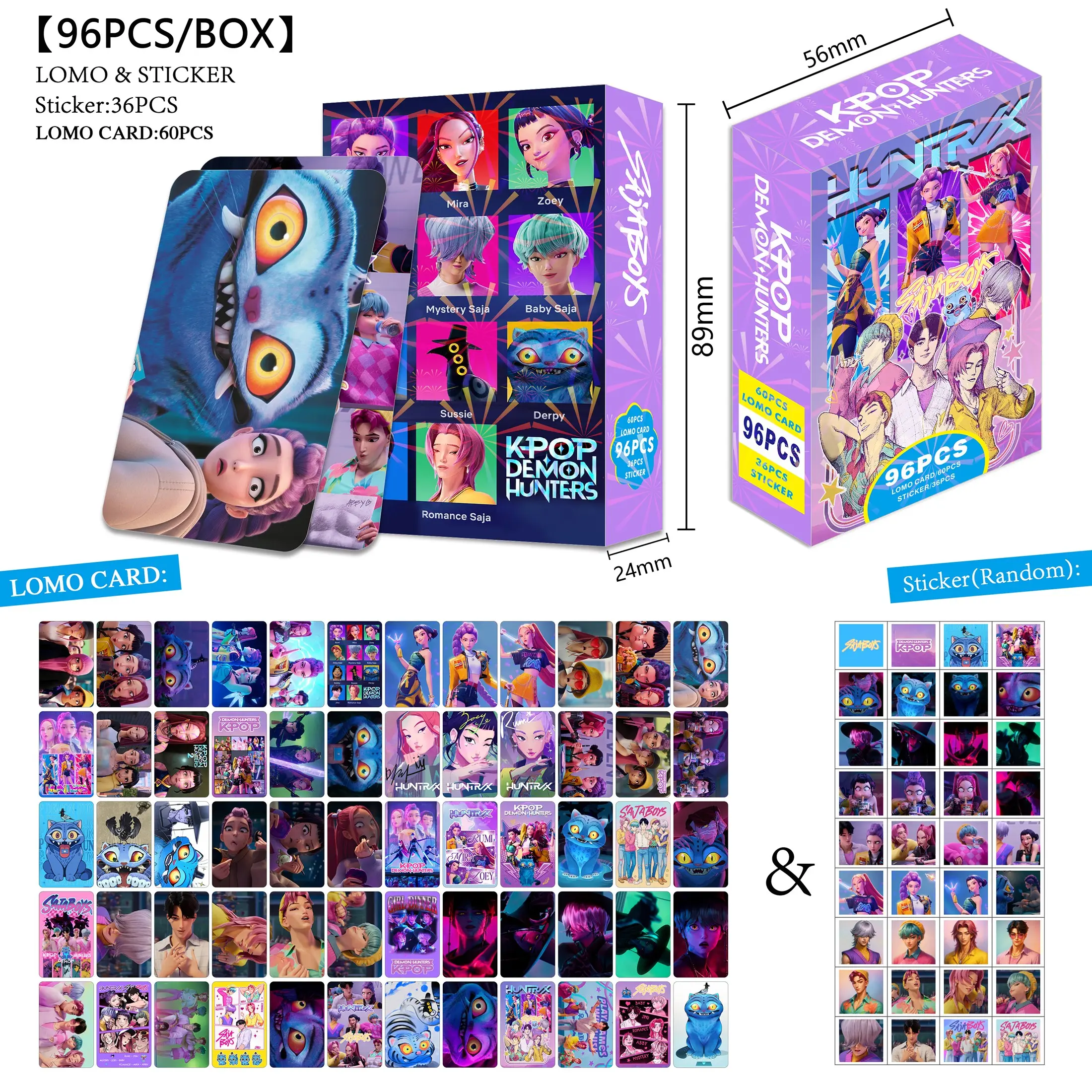 96 Korean cartoon girl group-themed party game cards, perfect for parties, the best choice for gatherings. Let everyone get fully immersed in the party