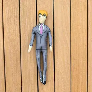 Mob 100 Plush Doll Abstract Toy Dimple Kageyama Shigeo Figure Reigen Arataka plushies cute soft Design DIY keychain pendant Gift