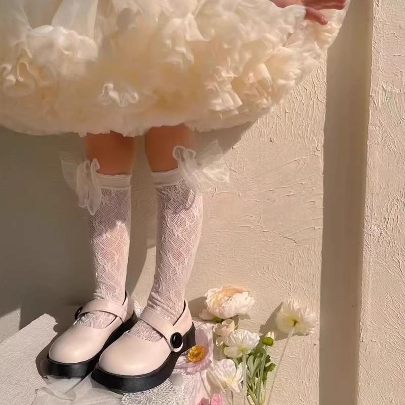 Girl's tutu dress large fluffy version bunny dress milky apricot tutu dress with shotr cream-colored ballet princess dress