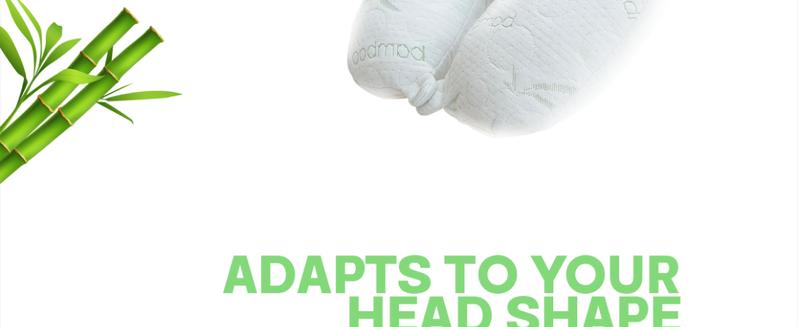 White Rayon Derived from Bamboo Neck Pillow, Travel Pillows for Airplanes, Best Rated Travel Pillows with Cooling Memory Foam, Neck Pillows for Sleeping Travel, Airplane Headrest Pillow