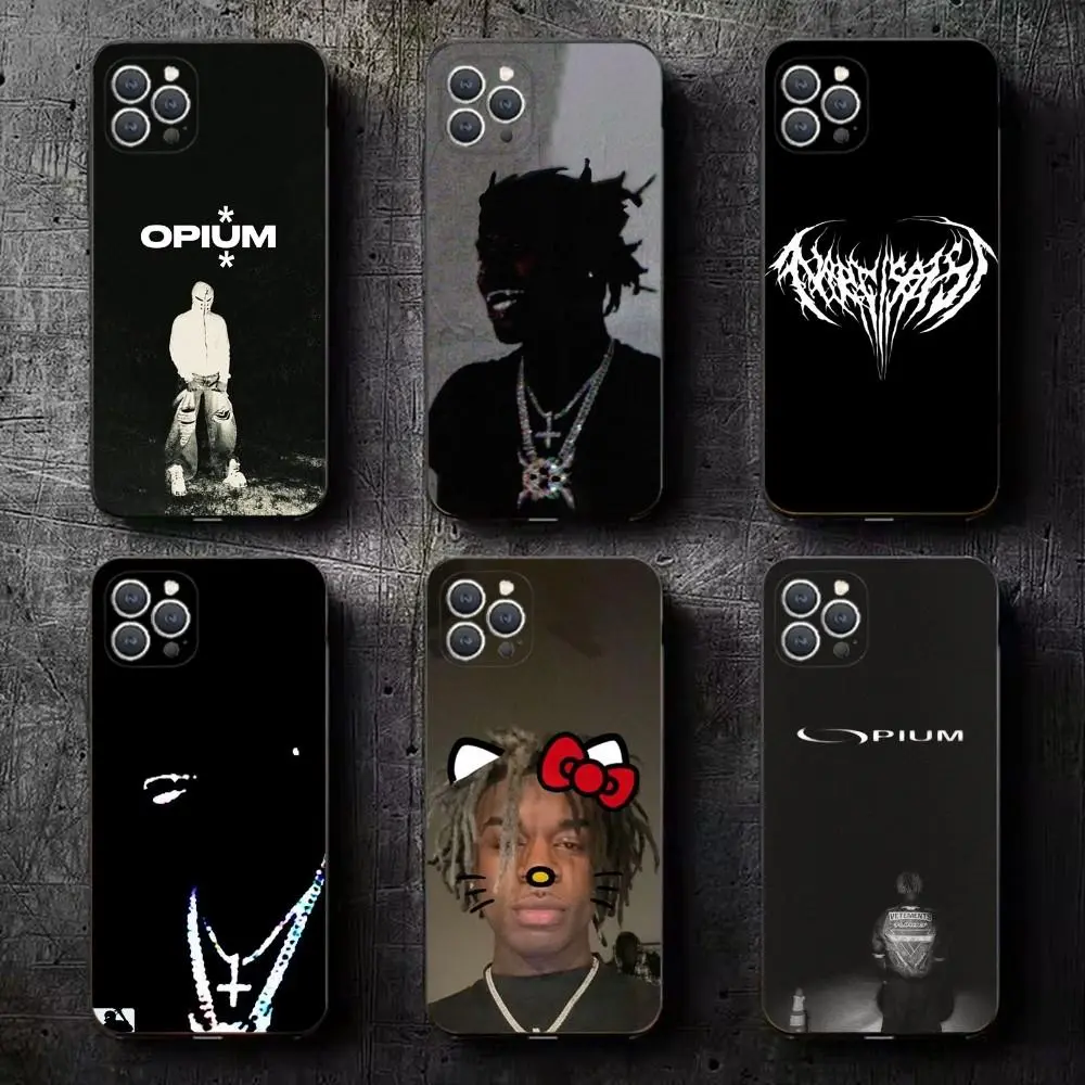 Ken Carson Teen X  Phone Case For iPhone 16,15,14,13,12,11,Plus,Pro Max,XS,X,XR,SE,Mini,8,7 Soft Silicone Black Cover