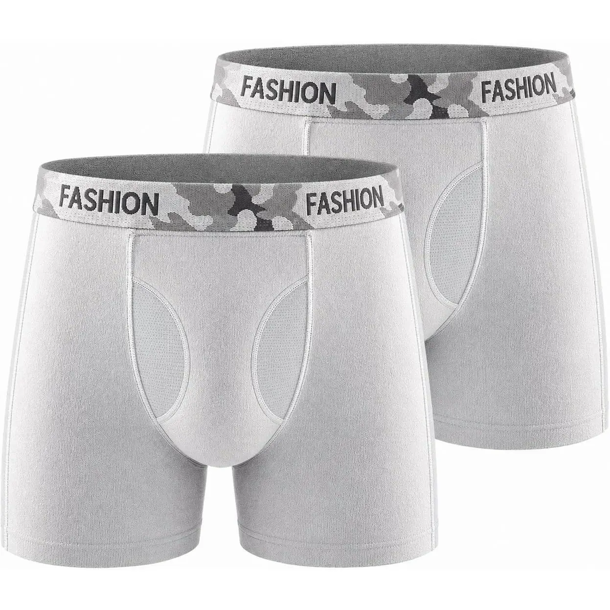 Men's Washable Incontinence Boxer Briefs, 2 Pack, 120ml | Breathable reusable leak protection underwear with ultra-thin absorbent core for sweat, light bladder leaks and daily wear