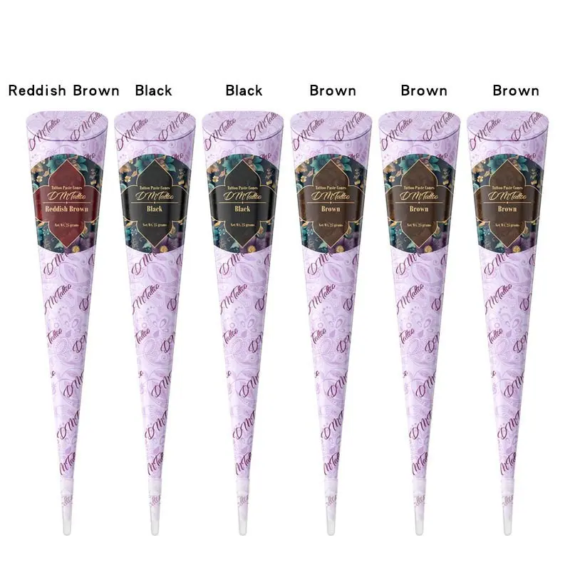 Tattoo Set Hand-Painted Paste Set Tattoo Paste Plant Temporary Hand-Painted Waterproof Body Paint Body Art