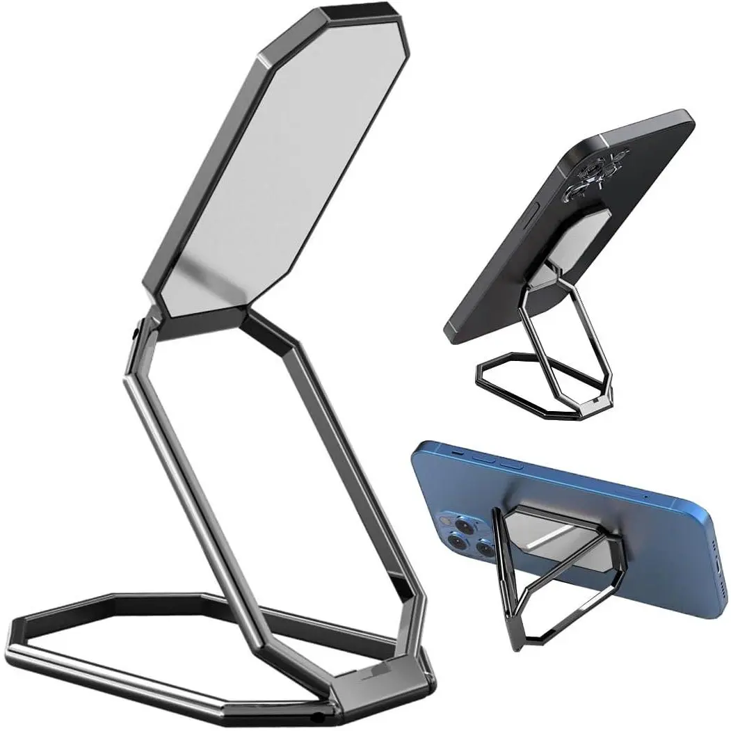 Foldable Phone Ring Holder, 360° Rotating Metal Grip Kickstand