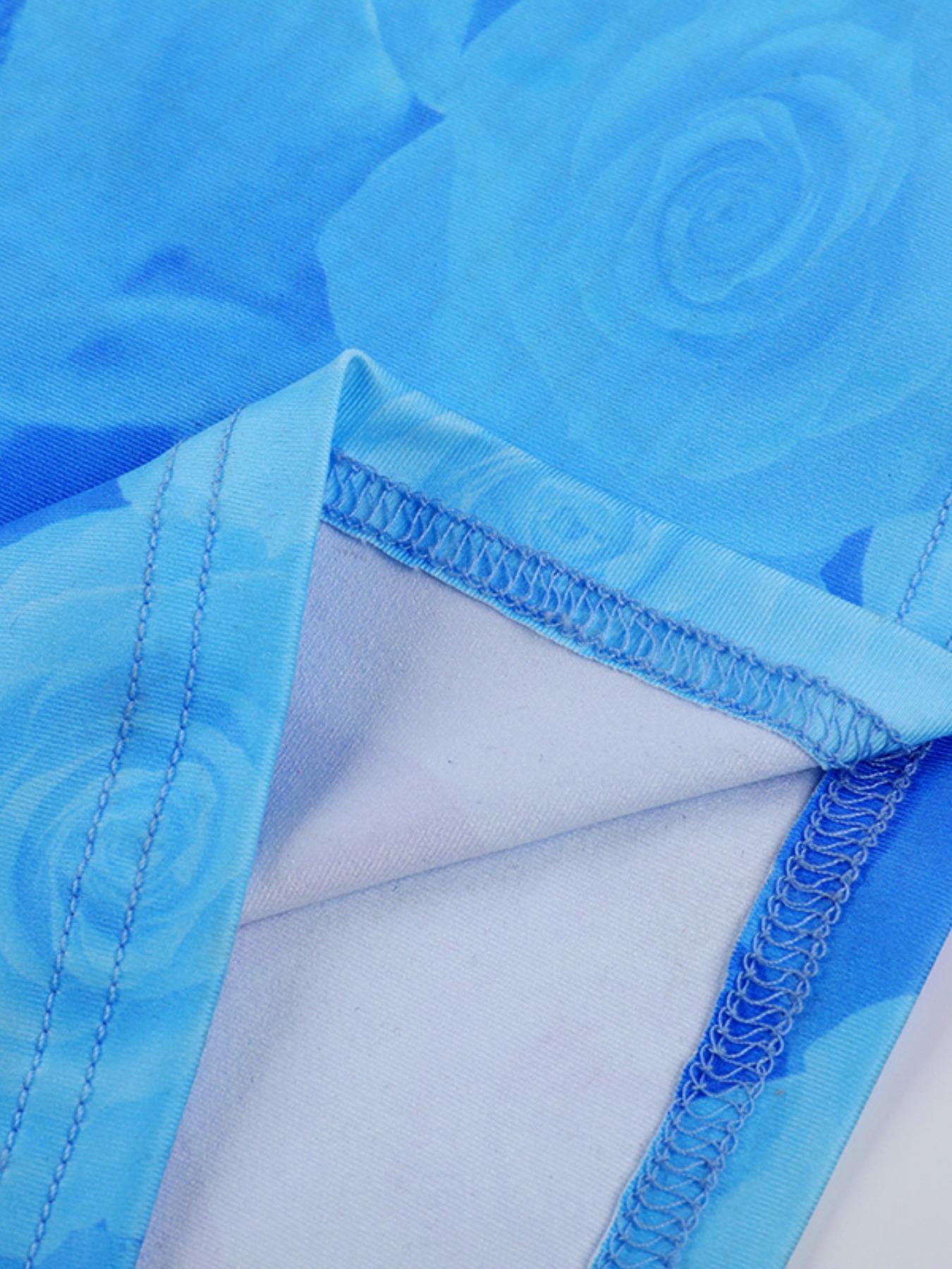 Women's Floral Print Tube Dress, Elegant Fashion Casual Sleeveless Maxi Dress for Daily Outdoor Wear, Women Dress for Summer