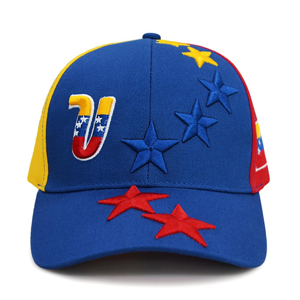 3D Embroidered Venezuelan Flag Baseball Cap| Adjustable Strap| Street Fashion Hat