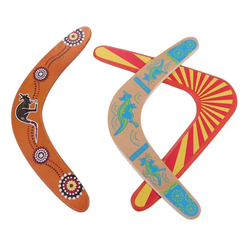 Interactive Toy Interactive Game Early Education Boomerang Toy Kangaroo Boomerang V Shaped Boomerang Flying Boomerang Toy