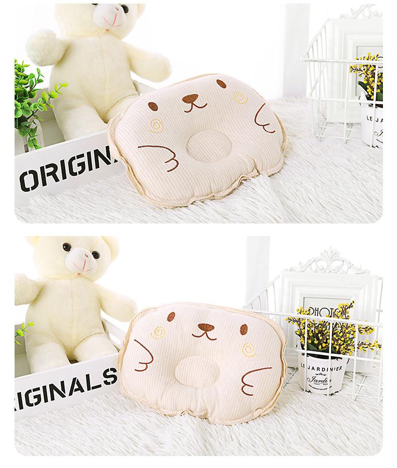 Soft Organic Cotton Baby Pillow for Newborn Comfort