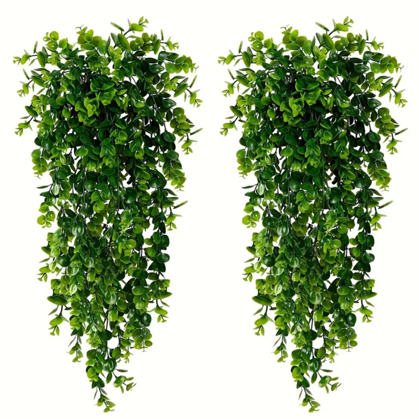 2pcs/4pcs Artificial Eucalyptus Vine Hanging Decor, Realistic Greenery for Bathroom Living Room, Wedding Birthday Party Decoration