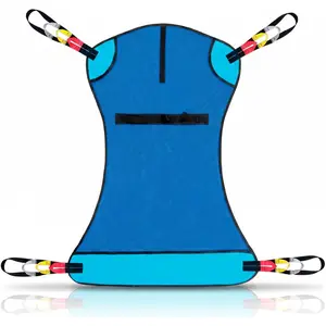 Patient Lift Sling - Full Body Mesh Transfer Sling for Showering & Home Use - Hoyer Lift Pad for Elderly, Disabled, Bariatric - Patient Transfer Assist Device Blanket for Bed Positioning, Lifting