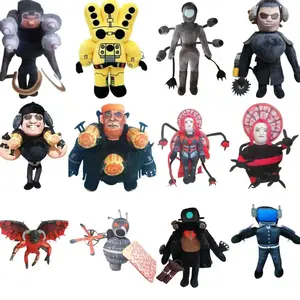 Skibidi Toilet Titans Clockman Drill Man TV Man Speaker Man Gman Plush Upgraded Drillman Speakerman Cameraman Stuffed Animal
