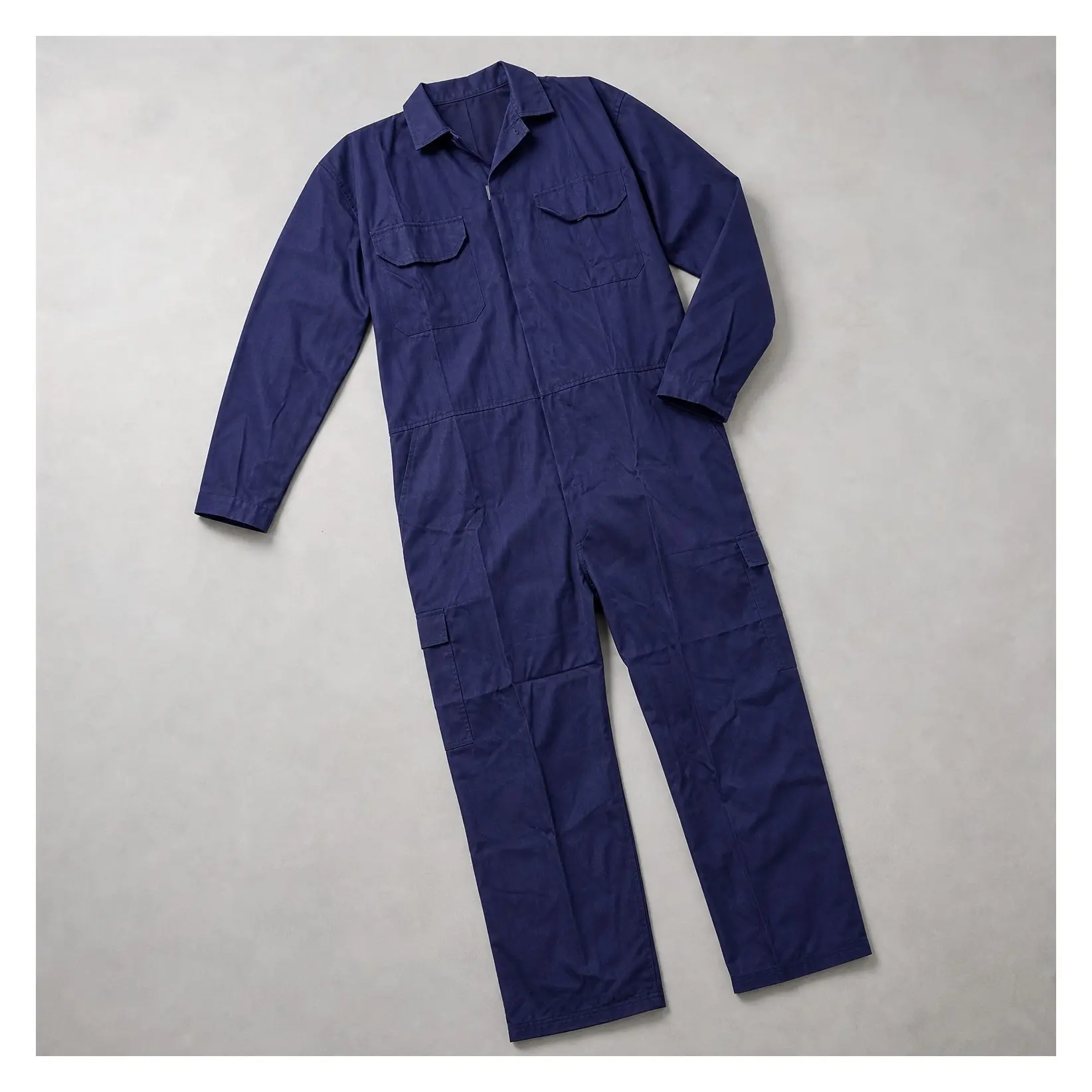 Men's Navy Work Overalls Boilersuit - Workwear Suit for Warehouse, Garage & StudentsGift