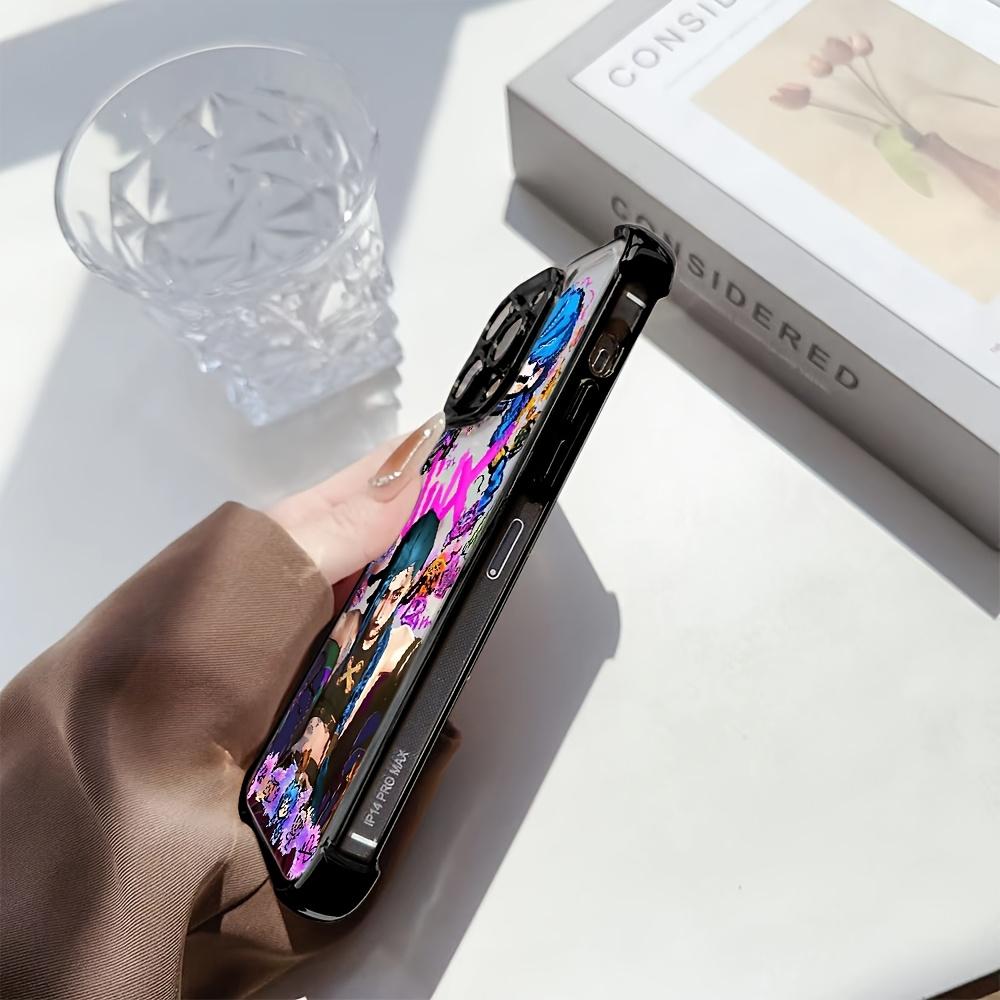 Cool girl J-Jinx Phone Case Suitable for iPhone 17 16 15 14 13 12 11 Mini Pro Max Air Plus Samsung Galaxy S26 S25 S24 S23 S22 Anti Fall Transparent Soft Back Cover