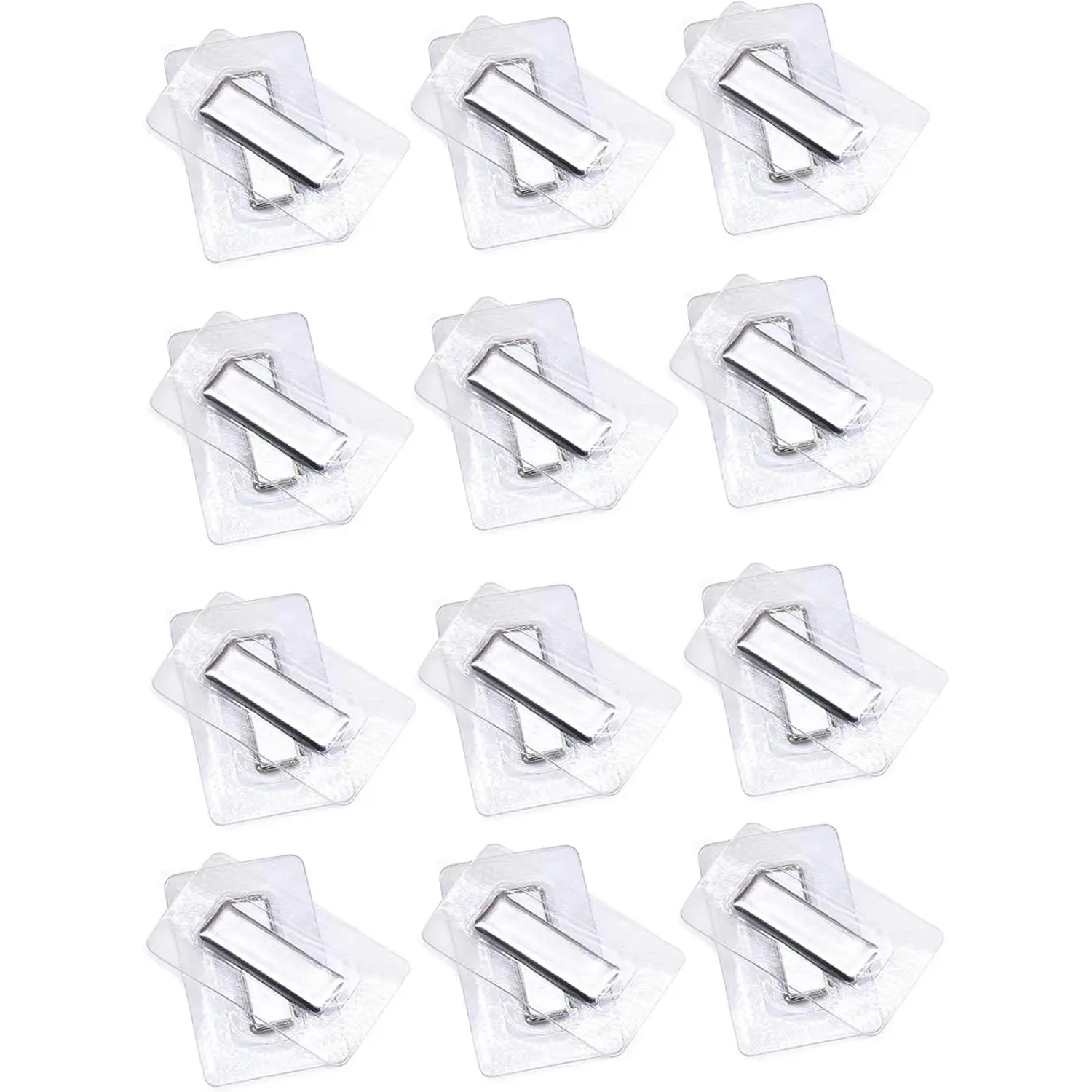 12 Pairs  Sew  Snap, Invisible  Sew in PVC  Purse Closure Fastener  Snap  Fastener for Handbag Clothing Clasp DIY Craft Sewing ( 25x10mm)