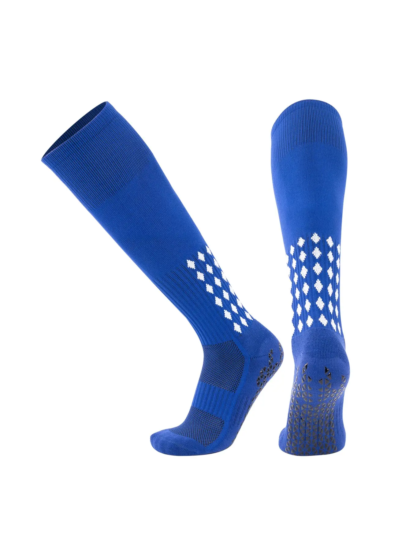 Anti-Slip Knee-High Sports Socks, Breathable Comfort, Ideal for Football, Basketball, Running, Cycling, Universal Sport Style