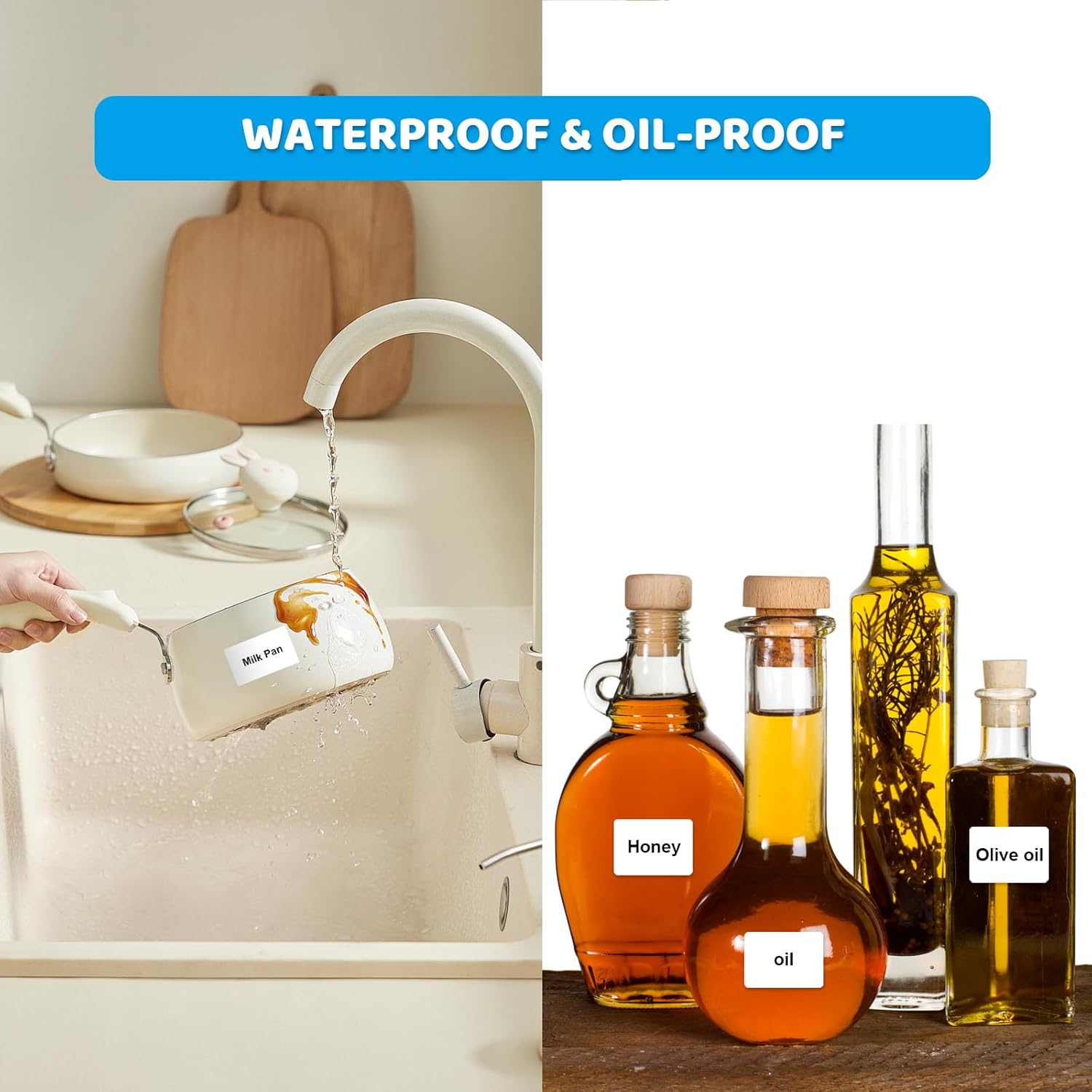 3 Rolls Label Tape Thermal Label Tape Label Print Stickers 1.97''x3.15''(50x80mm)  Labels Self-Adhesive Label Tape for Label Printers 80 Label Per Roll (White, 1.97"x3.15")