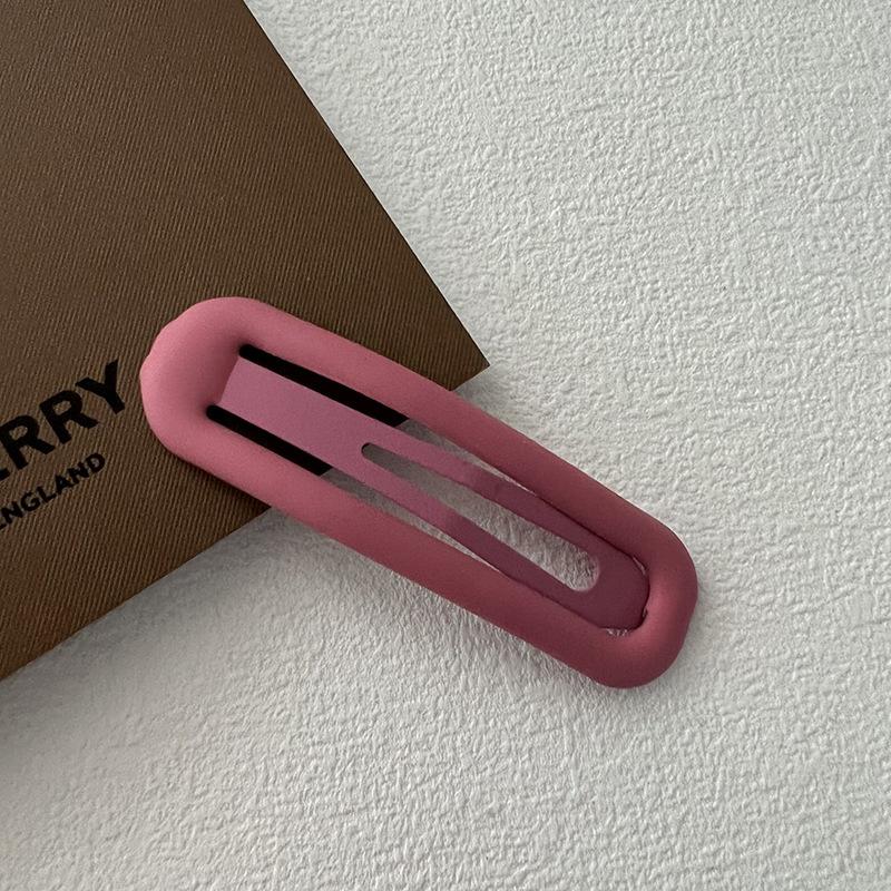 Matte Dusty Pink BB Hair Clip, Minimalist Snap Hairpin for Women Daily Wear Matte Dusty Pink BB Hair Clip, Minimalist Snap Hairpin for Women Daily Wear
