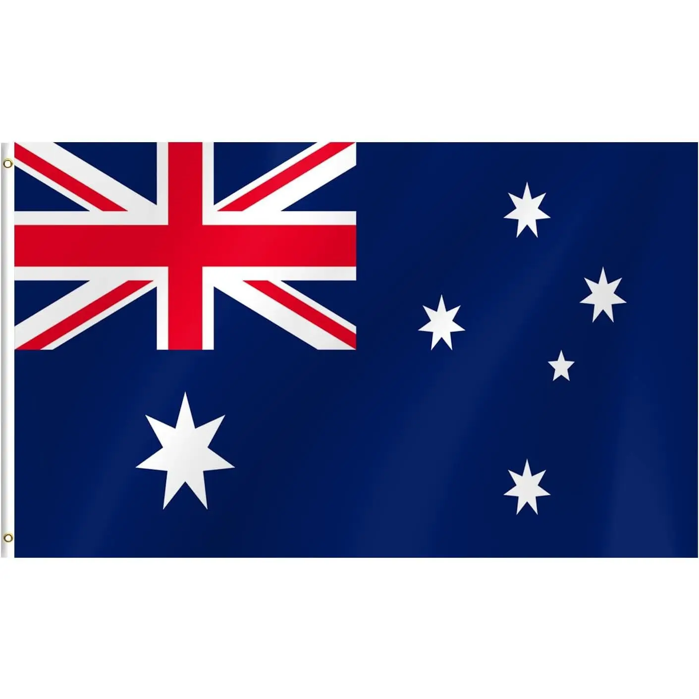 Australia National Flag Dark Blue Field Union Jack Upper Left Seven White Southern Cross Stars Oceania Patriotic National Holiday Garden Banner