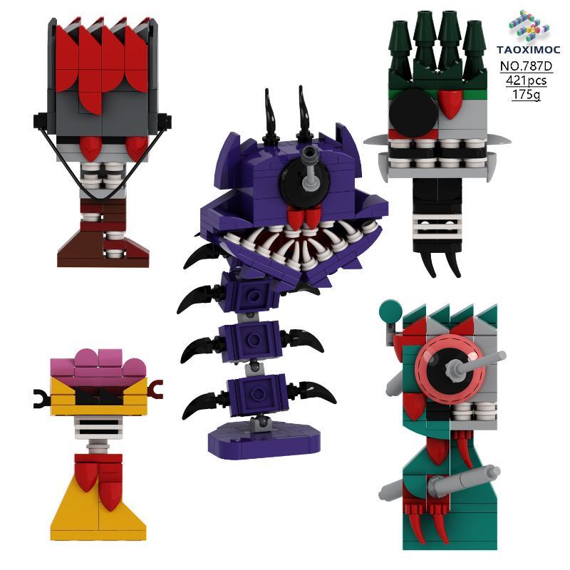 Sprunki Blocks Toys Sprunki Building Blocks Model Children's Educational Oren Wenda Building Block Toys for Kids Birthday Gift popular