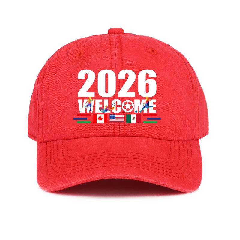 2026 New Model US-Mexico-Canada Football Baseball Cap Outdoor Sports Cap
