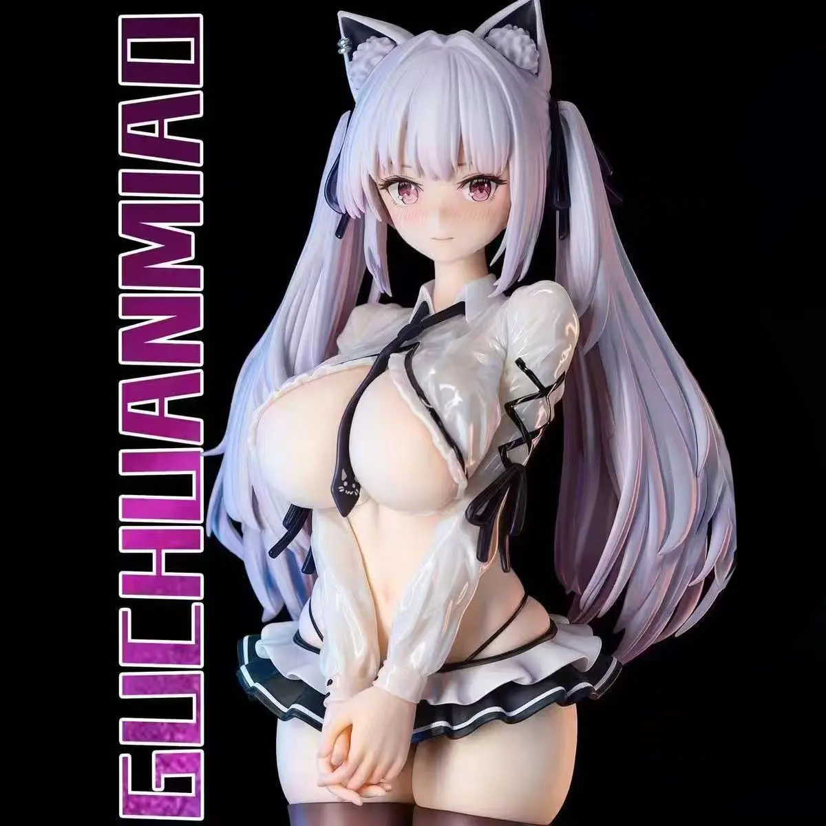 Alvina-chan 26cm Desktop PC Case Anime Adult Figurine Gift, Unique Desk Decor, Perfect Present for Anime Enthusiasts