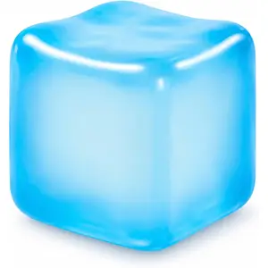 Ice Cube Squishy Fidget Toy, Slow-Rising Sensory Stress Cube for Relief & Focus, Desk Fidget for Adults (Blue)fidget toys