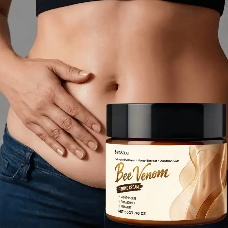 Stomach Firming Cream – Bee Venom Skin Smoothing Lotion for Abdomen, Lift and Tone Loose Skin, Daily Firming Care