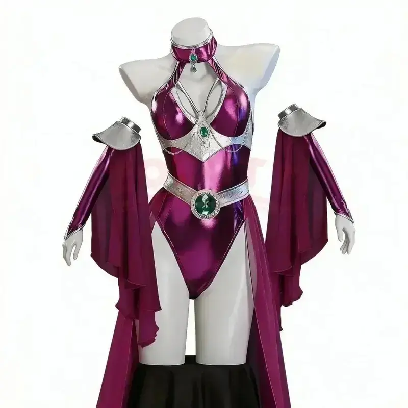 Teen Titans Starfire Purple Jumpsuit Cosplay Costumes Anime Character Halloween Party Costume Performance Clothes