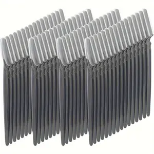 64 Pcs Black Shaping Razor with Protective Sleeve, Unisex Facial Hair Trimmer, Suitable for Brows, Eyes, Body Hair Removal