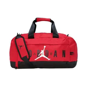 AJ Jumpman Air Duffel Bag – Unisex Medium Gym Training Bag in Bulls Red