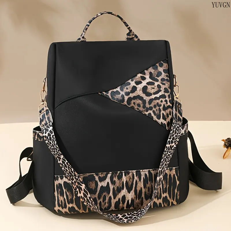 Casual Contrast Color Backpack for Women, High-Capacity & Lightweight for School, Travel and Daily Use, Back To School Haul, Backpacks, Commute, Adults, Chic, Female, Backpacks For School tiktokshopbacktoschool