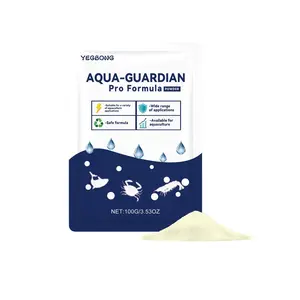 Yegbong Water Clarifier Powder (100g), Purifies Water for Clear Long-Lasting Results, Cleans Home Aquariums, Maintenance Purification Powder, Cleaning, Aquaculture