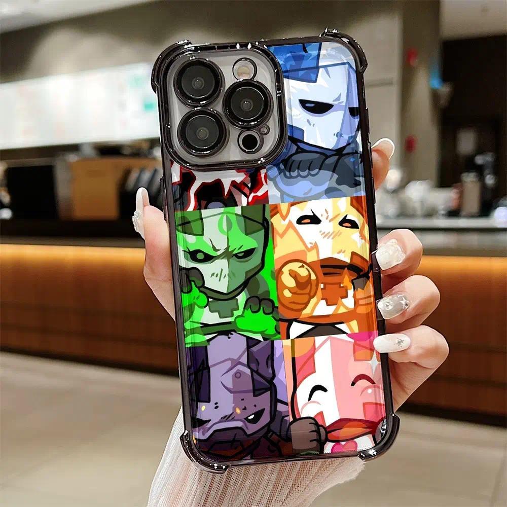 Game Castle C-Crasher Phone Cases For iPhone 17- 12 Promax Pro Air Plus