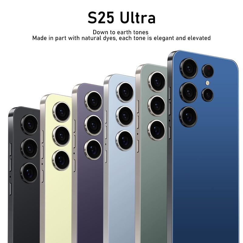 S25 Ultra Unlocked Android Smartphone, 6.56-Inch Screen, Dual Sim Slot, Quad-Core Cpu, 4g Network, 3+64GB RAM, 2850mah Battery, Touch Pen Included, Cellphone