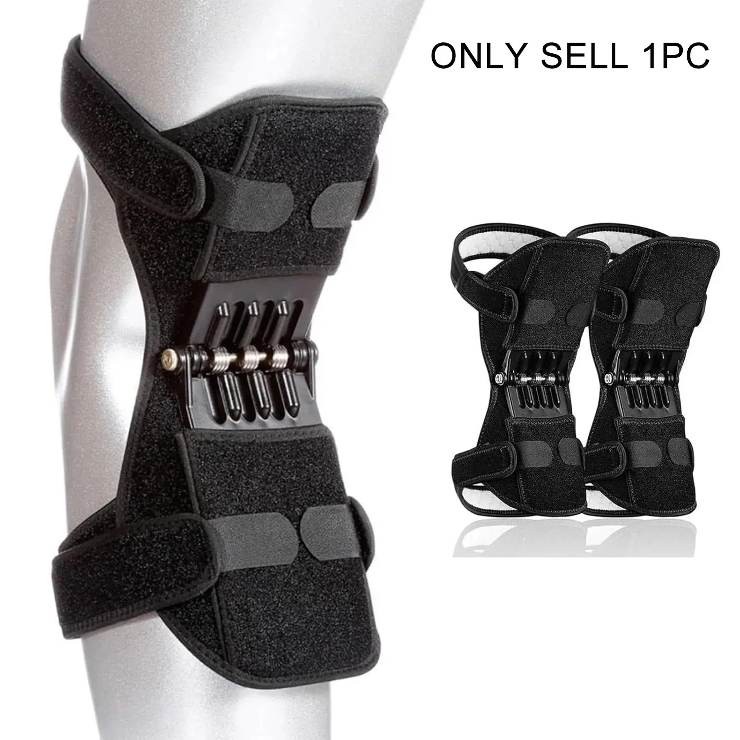 Knee Support Brace, Knee Joint Booster, Leg Strength Training Aid, Protects Knee Joints, Ideal for Sports & Daily Use, Knee Stabilizer, Sports Protective Gear, Knee Supporter, Knee Saver
