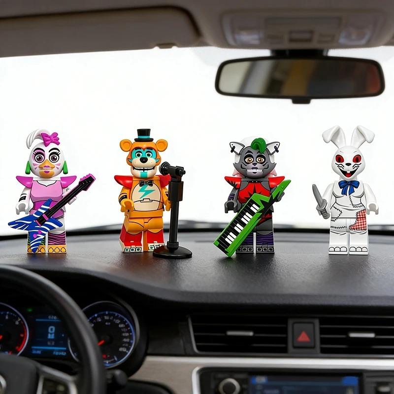 Five Nights at Freddy's Building Blocks Figures, FNAF Minifigures Set, Horror Game Collectible Toys, Perfect Gift for Fans & Kids