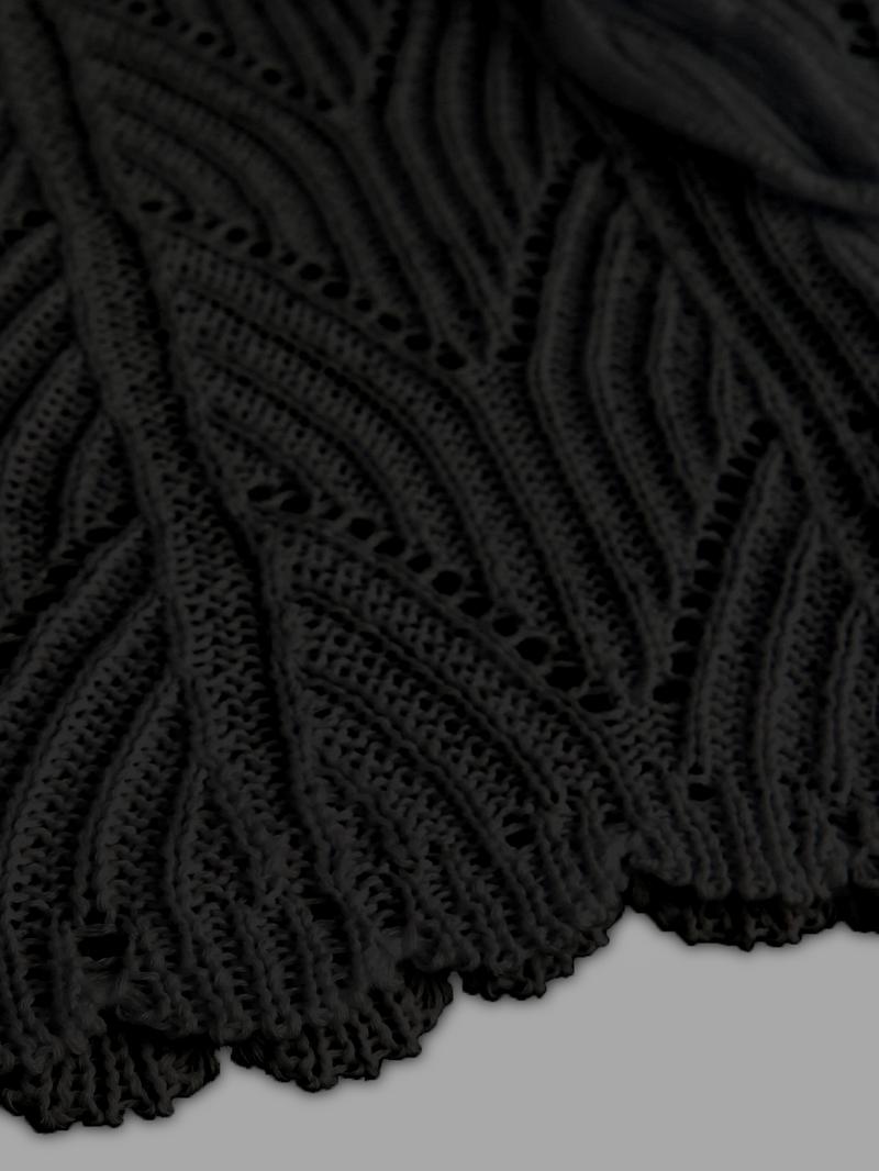 Women's Plain Hollow Out Drawstring Waist Knit Shorts, Casual Relaxed Shorts, Boho Scallop Trim Cover Up Shorts for Beach Holiday Vacation, Ladies Summer Bottoms