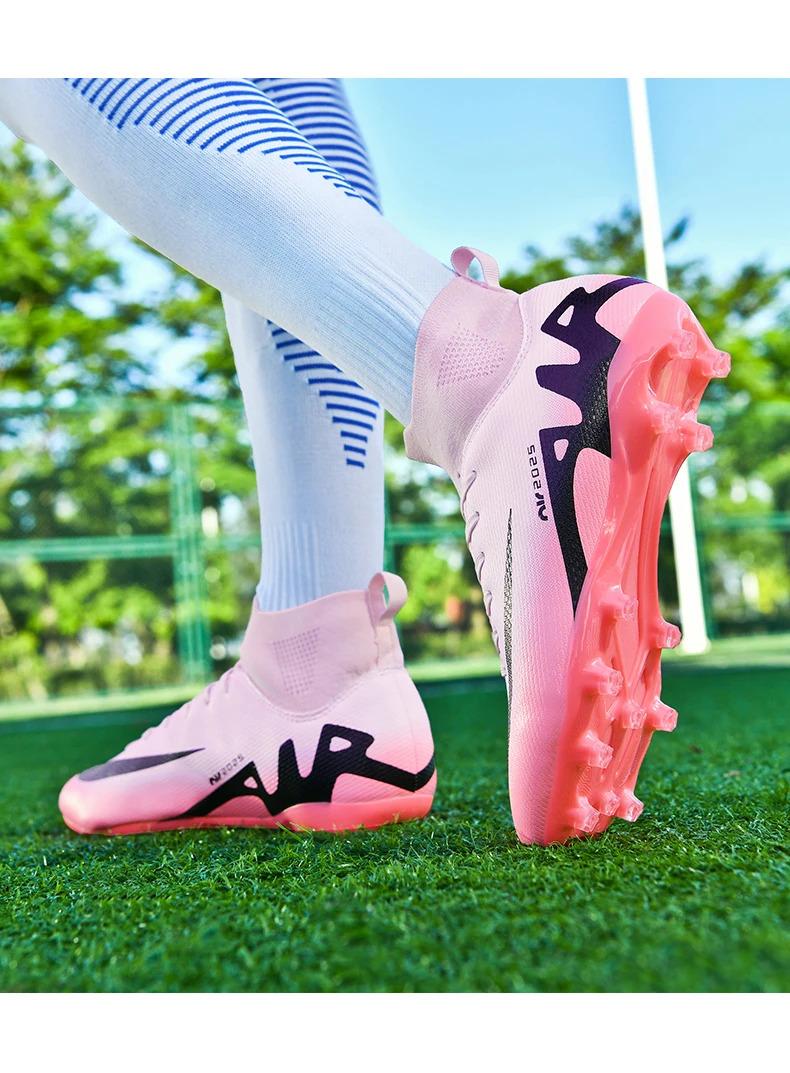 Unisex Soccer Shoes TF/AG Society Futsal Top Quality Unisex Training Football Shoes Original Resistant Comfortable Football Boots Unisex Soccer Shoes TF/AG Society Futsal Top Quality Unisex Training Football Shoes Original Resistant Comfortable Football Boots