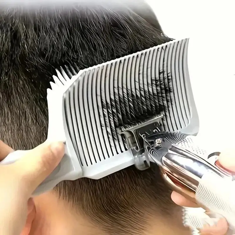 3-Piece Professional Fading Comb Set, Heat-Resistant Flat Top Combs for Men's Hair Cutting, Barber Blending, and Clipper Work, Male, Hair Styling Accessories, Blending Aid