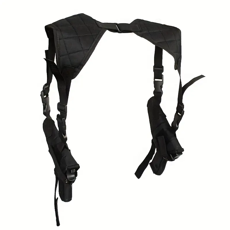 Tactical Vertical Shoulder Holster with Universal Fit, Adjustable Underarm Gun Harness for Handguns and Air Guns, Hunting Accessory, Unisex, Functional